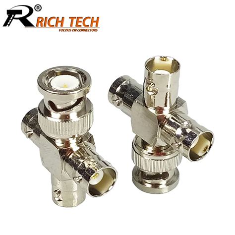 Pcs Lot Bnc Male Plug To Bnc Female Jack Socket Coaxial Connector