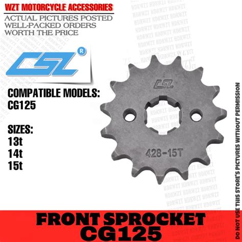 Csl Front Sprocket Honda Cg Motorcycle Japan Quality Lazada Ph