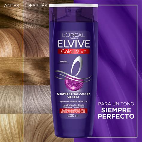 Shampoo Color Vive Elvive LOréal Paris Matizador Violeta x 200 ml