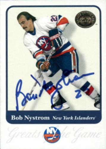 Bob Nystrom Autographs and Memorabilia | Sports, Hockey