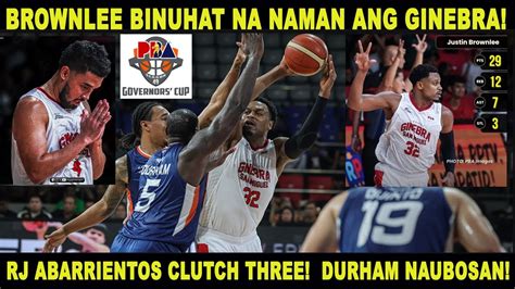 Full Game Ginebra Vs Meralco Live Pba Quarterfinals Justin