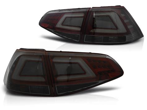 Led Bar Tail Lights Red Smoke Fits Vw Golf In Taillights Buy