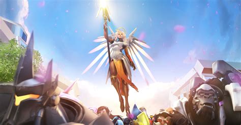 Mercy Overwatch Artwork 4k Wallpaper,HD Games Wallpapers,4k Wallpapers ...