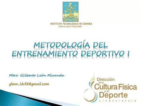 Ppt Metodolog A Del Entrenamiento Deportivo I Powerpoint Presentation