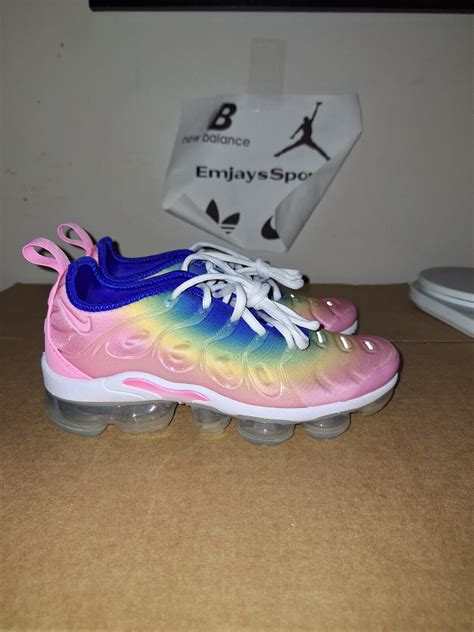 New Womens Size 6 Nike Air Vapormax Plus Blue Pink Tie Dye Rainbow Fj0720 606 Ebay