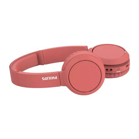 Audifono Philips Over Ear Bluetooth Tah4205 Rojo