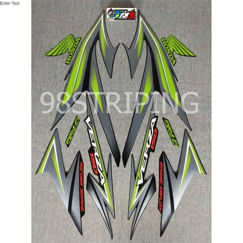 Jual Stiker Striping Lis Standar Ori Honda Verza Hijau Tahun