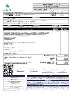 Ejemplos De La Versi N Impresa De Un Cfdi Gncys Factura Electr Nica