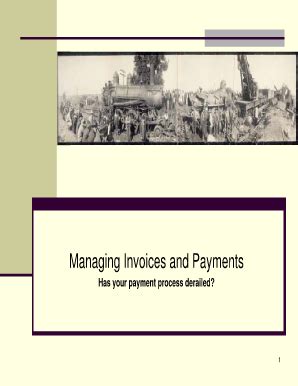 Fillable Online Oamp Od Nih Managing Invoices And Payments OAMP Home