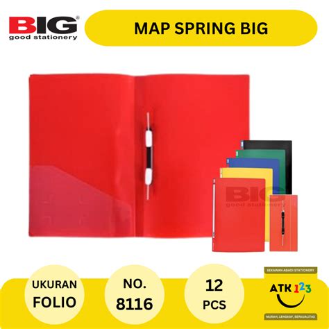 Jual Map Spring File Map Snell Map Big No 8116 Folio Cover Tebal 12