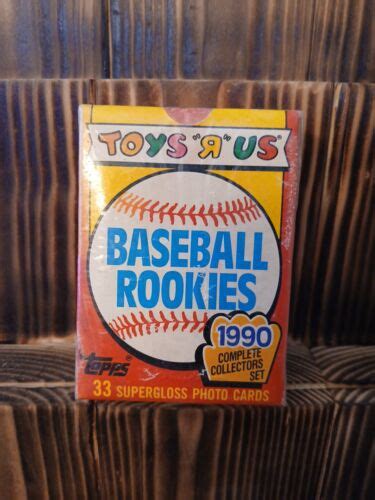 Topps Toys R Us Baseball Rookies Sealed Box Ebay