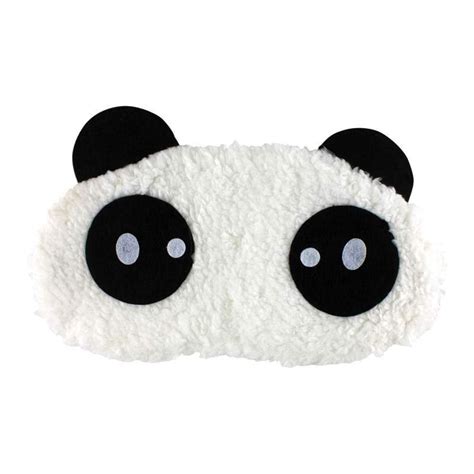 Innocent Panda Fluffy Sleep Mask For Travel And Relaxation Estore