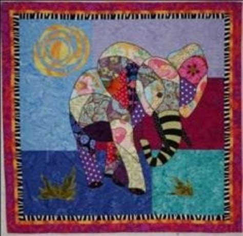 Ellie Applique Quilt Kit Etsy Applique Quilt Patterns Elephant Quilt Elephant Quilts Pattern