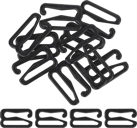 kam pcs plastic bra strap adjuster buckles tri glide slider buckle