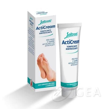 Saltrati Acti Cream Crema Tonificante Piedi Stanchi Farmacia Igea