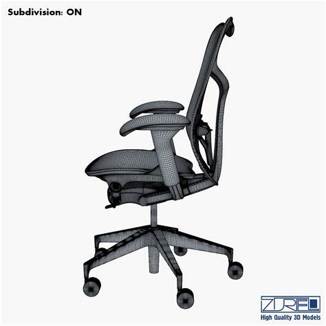 Mirra 2 Chair Herman Miller 3d Model 5 Max Fbx Obj Free3d