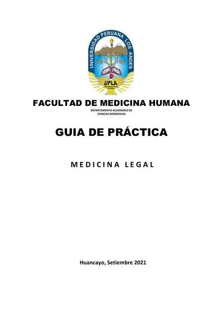 Guía Práctica Medicina Legal Vania Lc Udocz