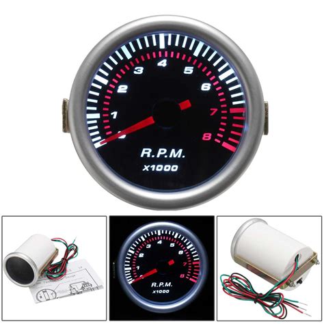 2 Inch 52 Mm Toerenteller Gauge Auto Tacho Tester Grandado