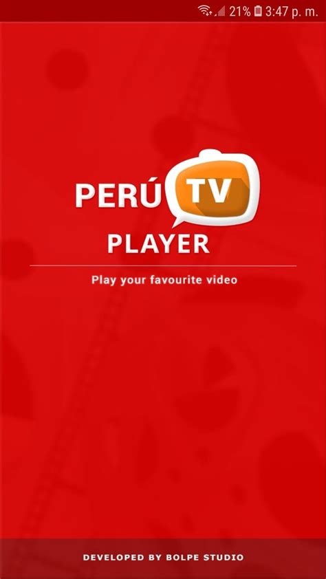 Descarga De Apk De Tv Peruana Perú Tv Player Para Android