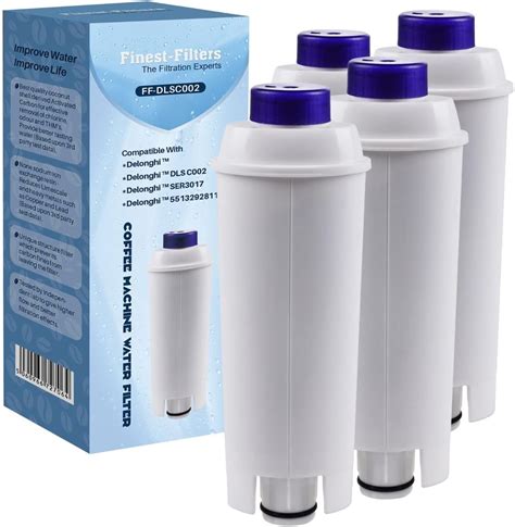 Finest Filters Coffee Machine Water Filter For Delonghi Dlsc Water