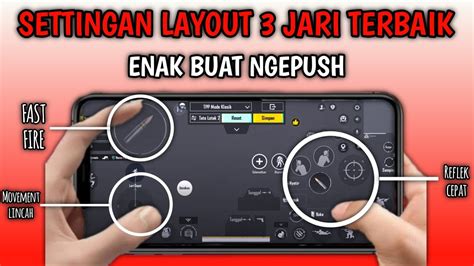 CARA SETTING CONTROL LAYOUT PUBG MOBILE SETTINGAN LAYOUT 3 JARI