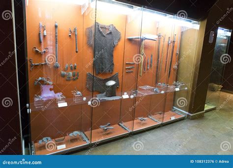 Medieval weapons in museum editorial photo. Image of rake - 108312376