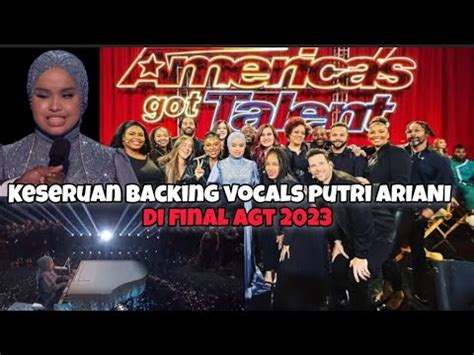 BACKING VOKAL PUTRI ARIANI DI FINAL LAGU DONT LET THE SUN GO DOWN ON ME