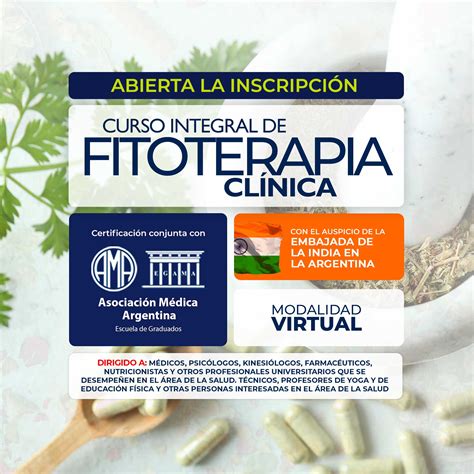 Curso Integral de Fitoterapia Clínica Fundación de Salud Ayurveda Prema