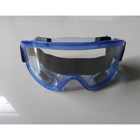 Jual Goggle Safety Premium Lensa Bening Kacamata Gerinda Hitam Cod