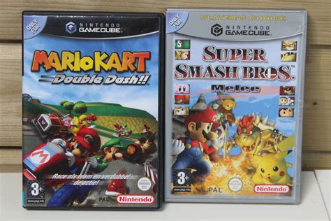 Lot Gamecube Videogames Super Smash Bros Melee And Mario Kart Catawiki