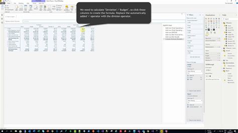 Make A Basic Pandl Or Income Statement Tutorial Using Financial Reporting Matrix For Power Bi