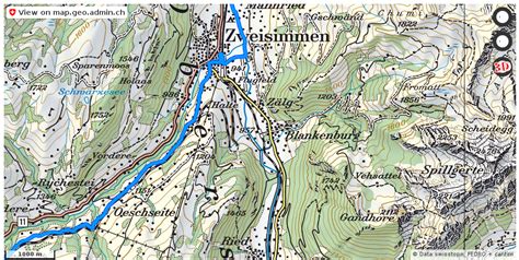 Zweisimmen BE Velowege Fahrrad Velotour Mobil Routenplaner Ift