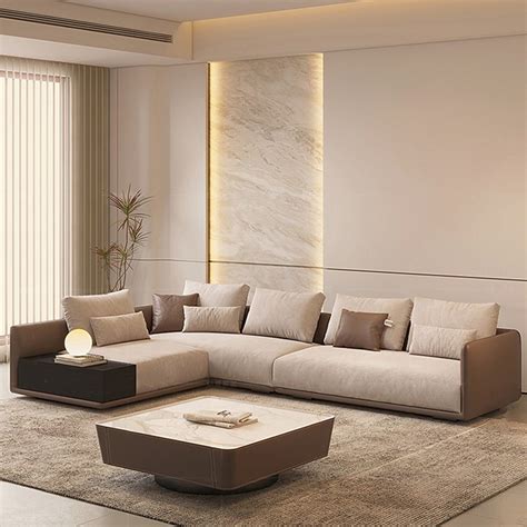 Modern Sofa Design L Shape Fabric Velvet Lounge Sectional Office