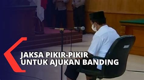 Herry Wirawan Divonis Penjara Seumur Hidup Jaksa Sedang Berpikir Untuk