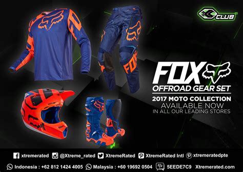 Fox Racing Offroad Gear Set 2017 Moto Collection Available Now In All