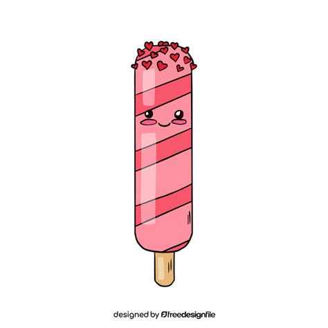 Pink Kawaii Ice Cream Clipart Free Download