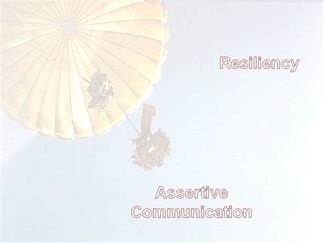 Resiliency Assertive Communication 2 Mission And Vision Mission