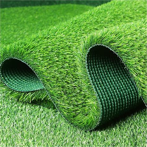 Yjeuzcd Synthetic Artificial Grass Turf Outdoor Anti Shedding Fake Grass Turf Mat Cuttable Diy