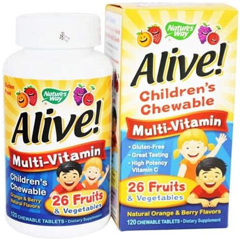 Витамины для детей Alive Children's Chewable Multi-Vitamin: обзор