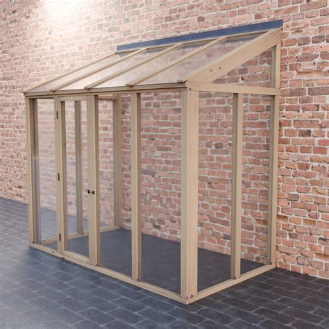 Plans For Medium Large Modular Wooden Lean To Greenhouse 5 Bay Module