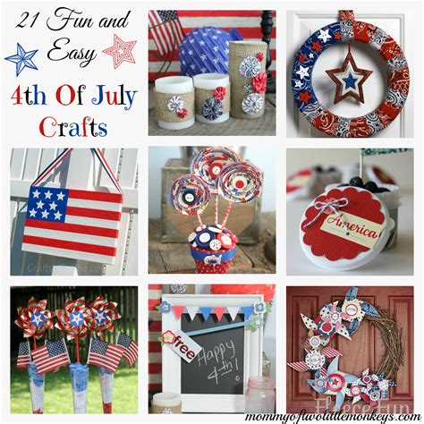 21 Fun & Easy 4th of July Crafts