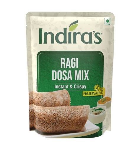 Buy Indira S Indira S Ragi Dosa Mix 500 G Online At Rs 142 Instant