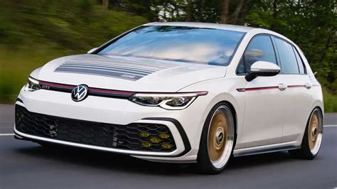 Vw Gti Bbs Concept Gives Golf A Retro Revamp With Gold Wheels