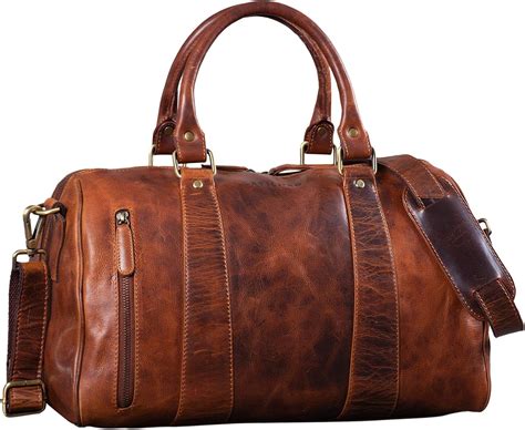 Stilord Keanu Sac De Voyage Cuir Pour Hommes Cabine Sac Bandouli Re