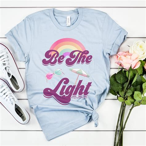 Be The Light Shirt Christian T Shirt Faith Tee T Shirt Gift Etsy