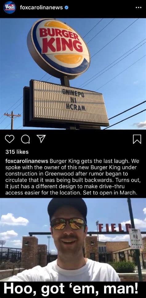 Foxcarolinanews Burger King Gets The Last Laugh We Spoke With The