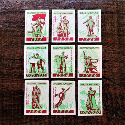 Matchbox Label Soviet Russia Propaganda Mlsrp010 Cccp Achievements