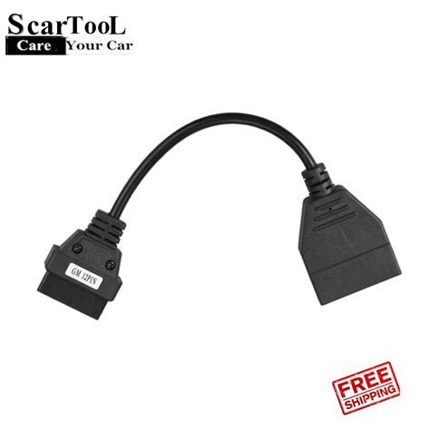 Free Shipping High Quality Newest OBD OBD2 Connector For GM 12 Pin