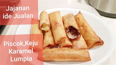 Resep Cemilan Piscok Keju Karamel Lumpia Kriuk Resep Piscok Keju