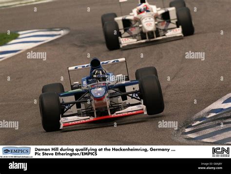 Motor Racing German Grand Prix Damon Hill During Qualifying At The